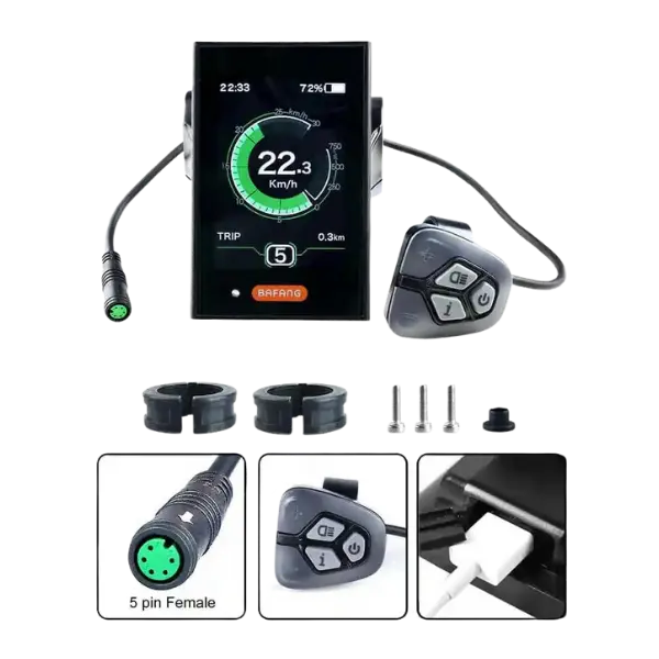 Accessories 2 Befang colour display for ebike - ebike accessories