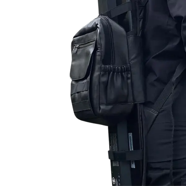 Accessories 23 skateboard bag in black leather