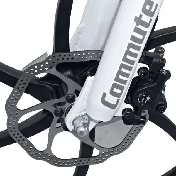 Commute 1 Commute folding ebike with logo