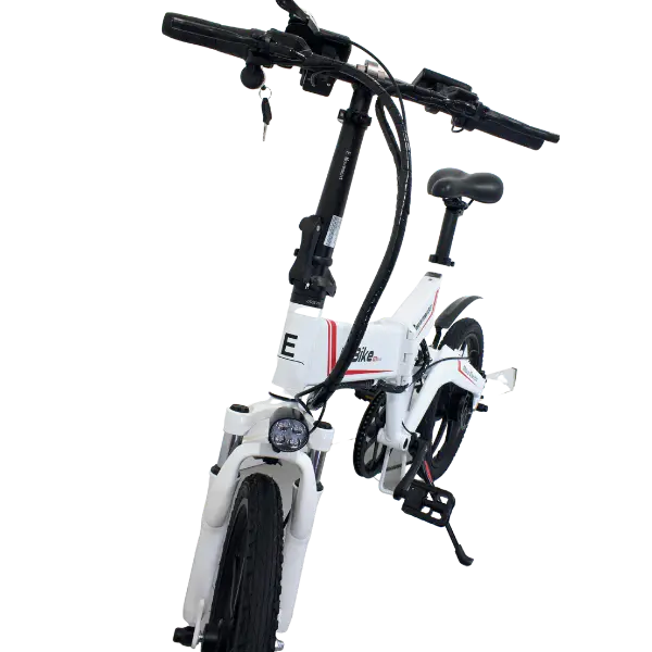 Commute 3 Commute folding ebike in white front view