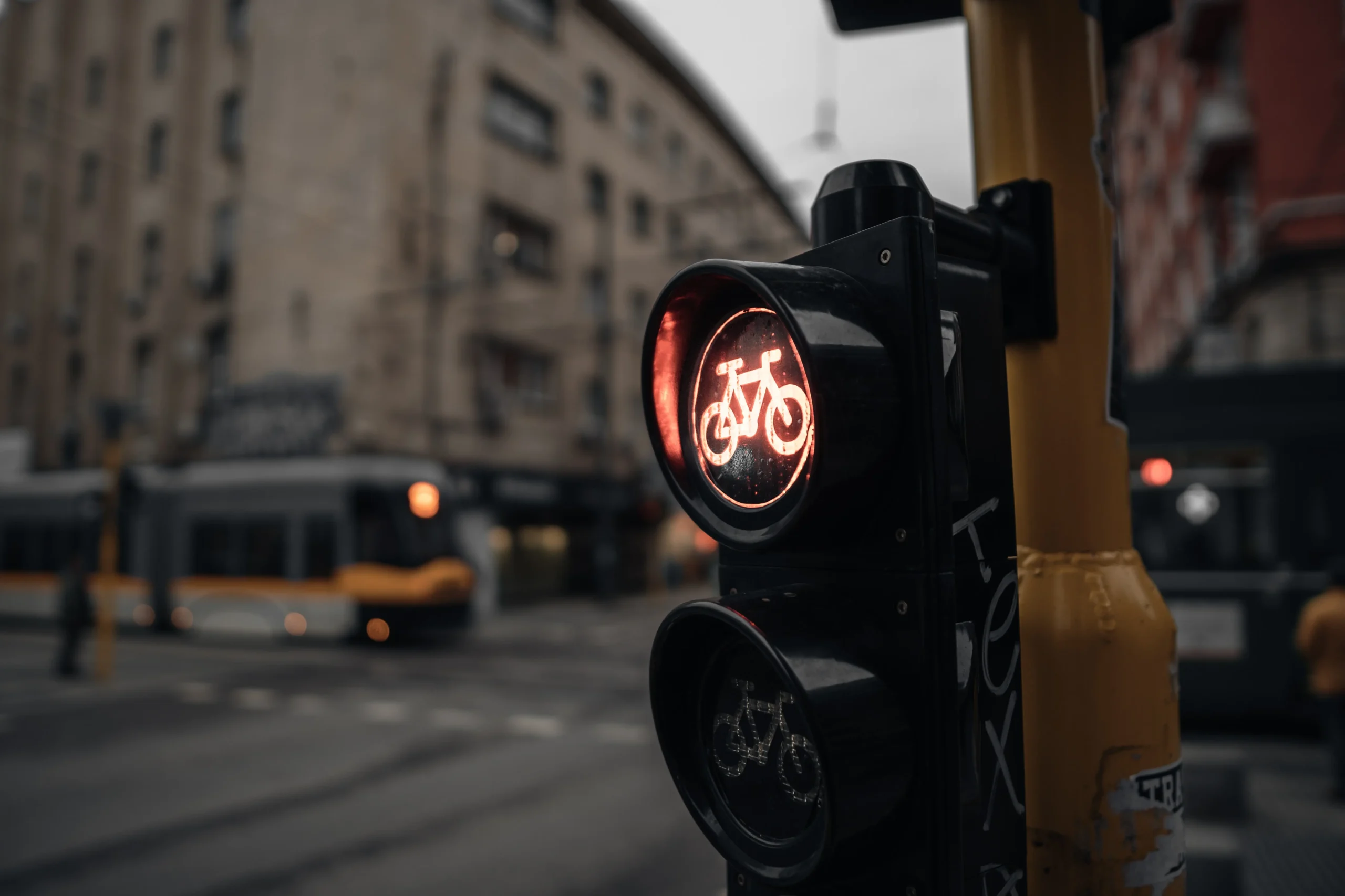 signal for bikes to stop