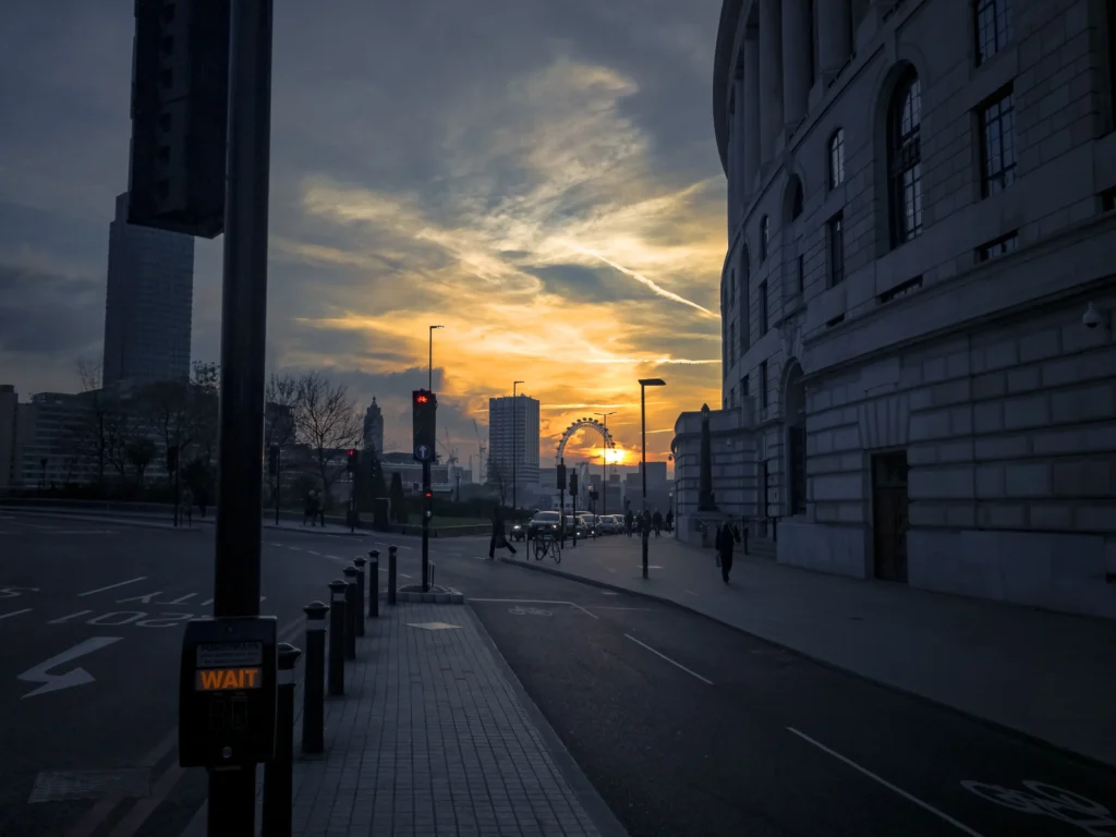Road in the uk with ebikes