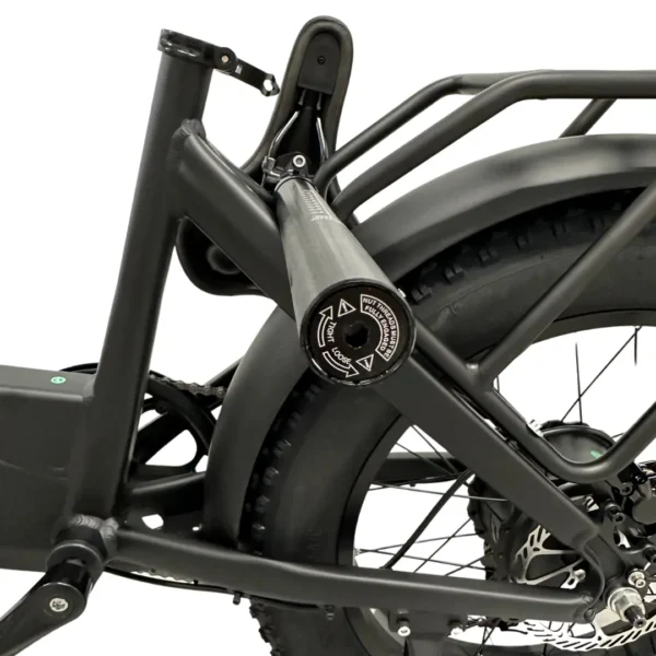 8 closeup image of e-bike