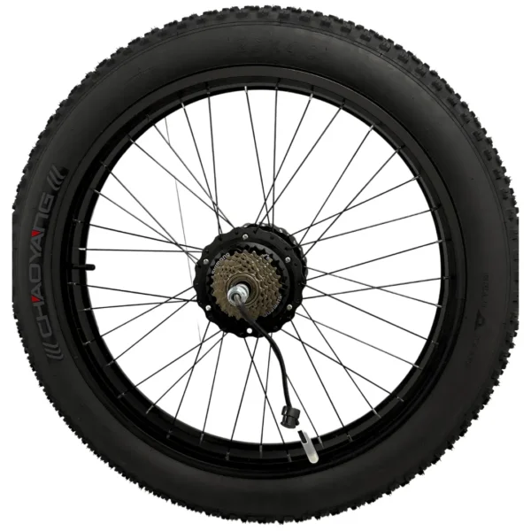 9 closeup image of e-bike tyre