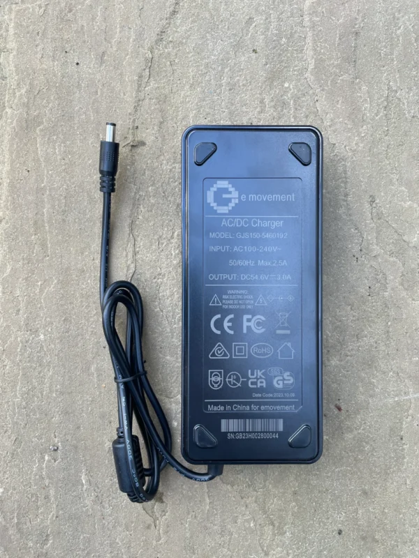 IMG_5523 A e-bike charger with in black