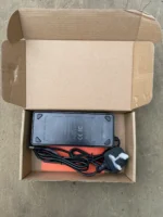 image of an electric bike charger in the box