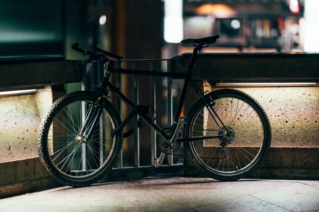 Image of a black bike