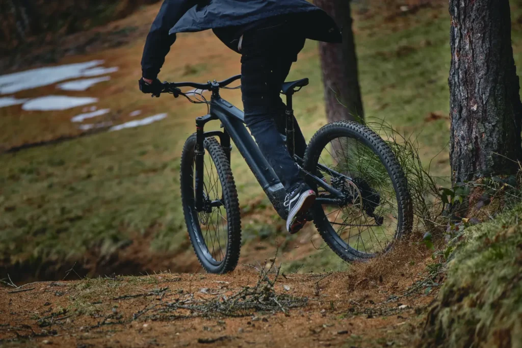 black electric bike