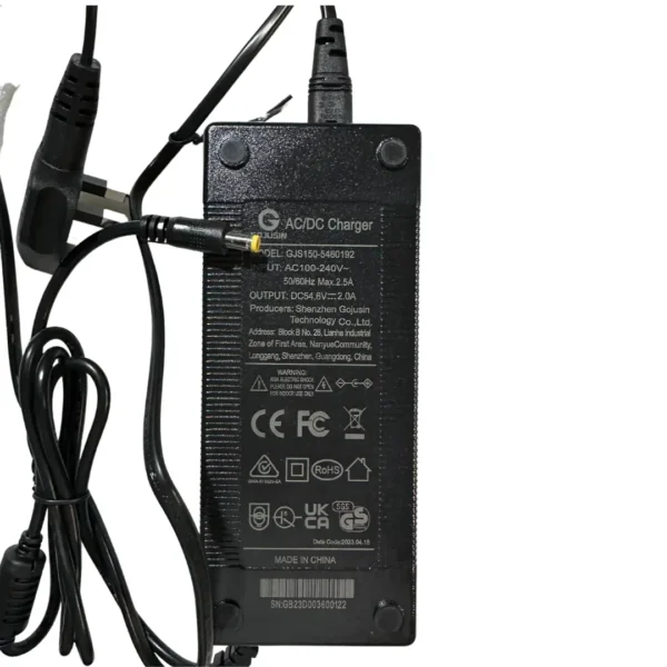 54.6V 2A Regular E-Bike Charger - Image 5
